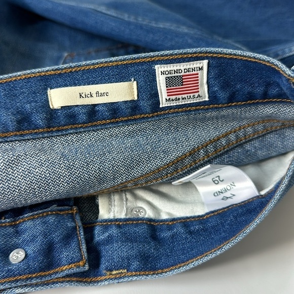 NOEND Denim Farrah Kick Flare Jeans 29 - Picture 5 of 8